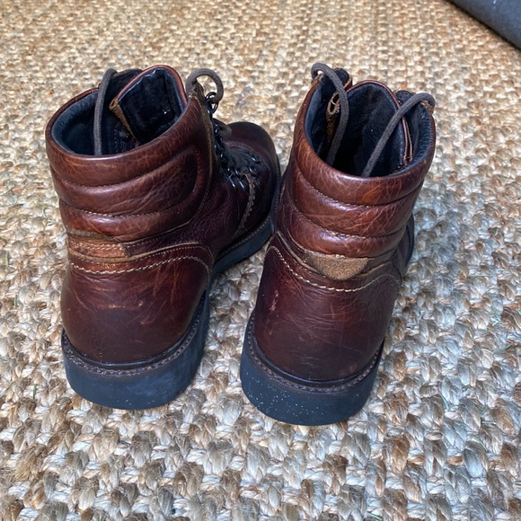 Johnston & Murphy POLLARD Brown Leather Alpine Boots - Picture 3 of 6